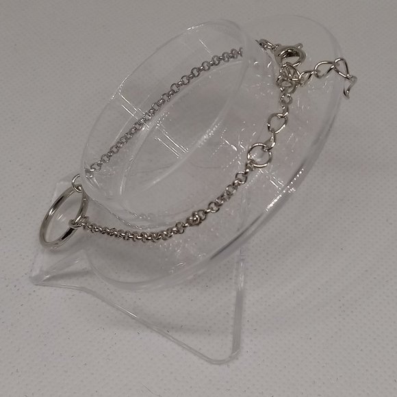 Stainless Steel Bracelet with Open Ring Pendant Jewelry #5 - Picture 7 of 8